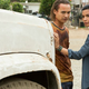 Frank Dillane and Danay Garcia (Photo: Peter Iovino/AMC)